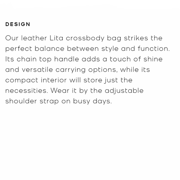 Michael Kors Lita Small Leather Crossbody Bag - Picture 6 of 7